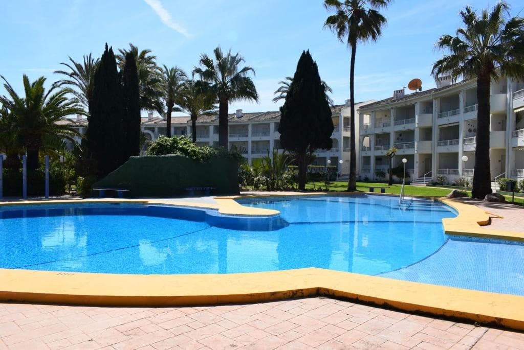 Resort swimming pool and gardens